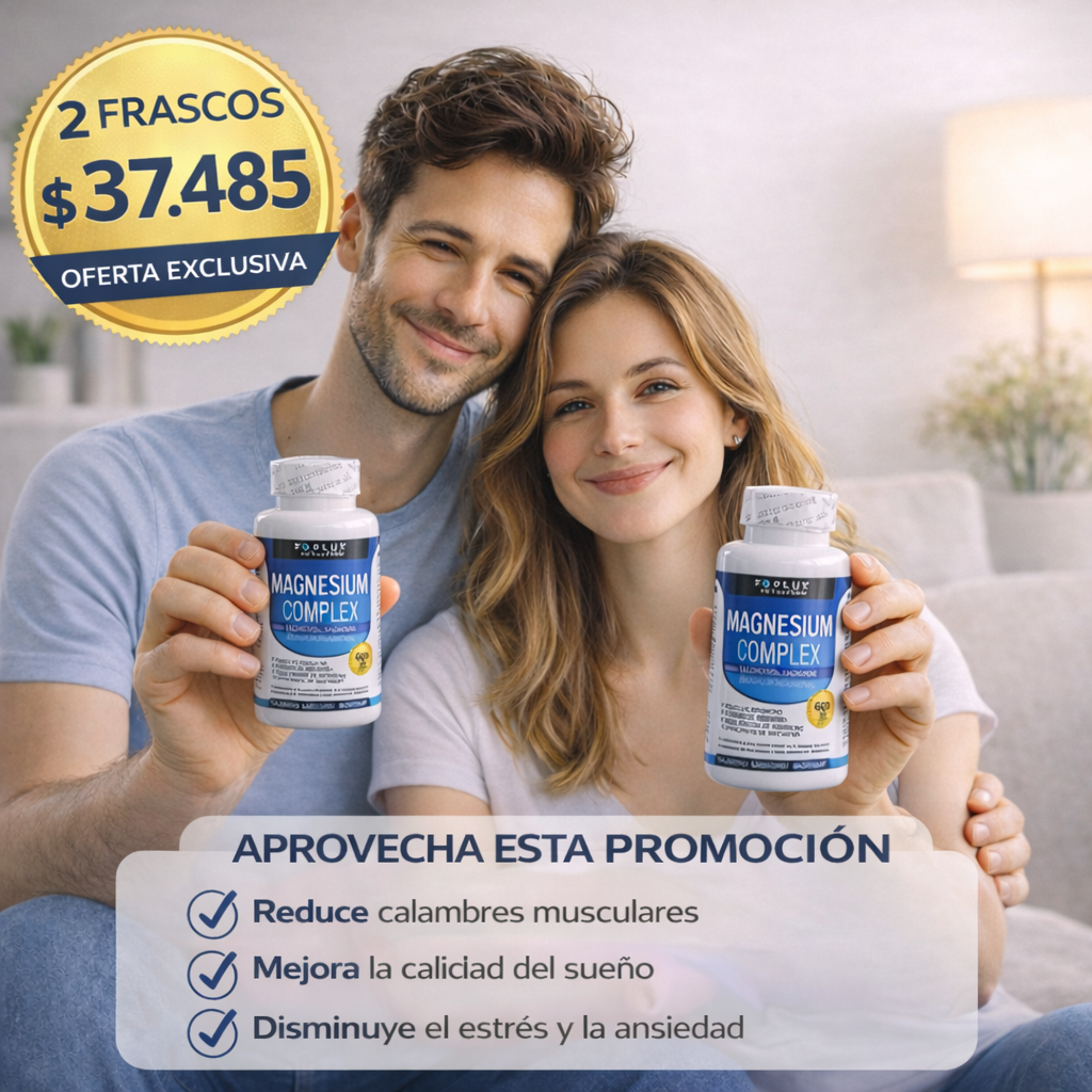 Magnesium Complex 4 Mag™  600mg - 4 tipos de magnesio en una sola cápsula para máxima absorción