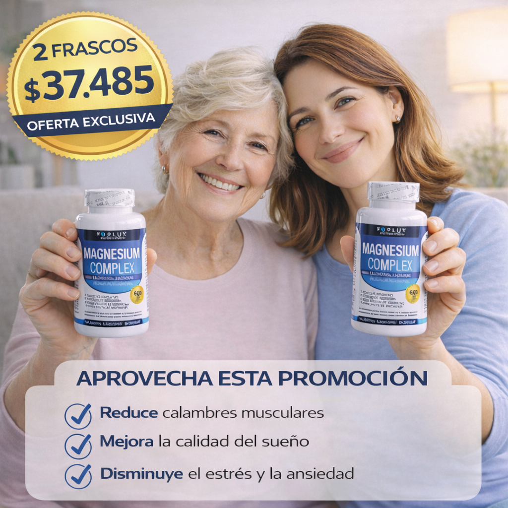 Magnesium Complex 4 Mag™  600mg - 4 tipos de magnesio en una sola cápsula para máxima absorción